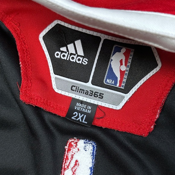 Adidas Portland Trailblazers NBA Shoot Around Warm Up Full Zip Crew Neck XXL - Picture 6 of 9
